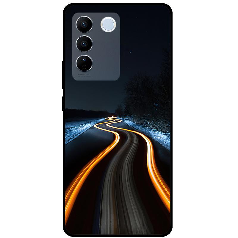 For Vivo V27E V2237 V27 Pro V2230 V 27 Case TPU Soft Silicone Marble Cat Shockproof Cases For Vivo V27 5G V27Pro Bag Funda Cover