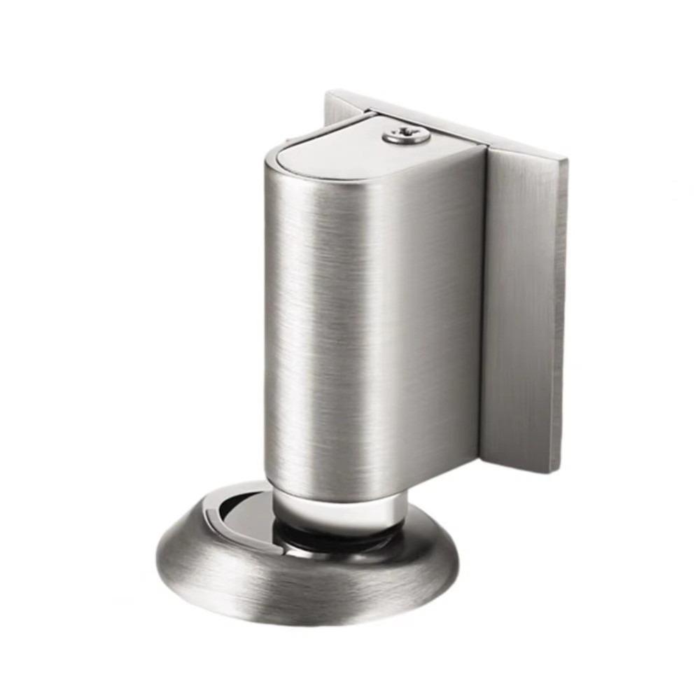 Anti-Collision Magnetic Door Stopper Windproof Design Heavy Duty Door Suction Holder Punch-Free Installation Floor Mounted