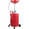 VEVOR Waste Oil Drain Tank 80 L Portable Oil Drain Air Operated Drainer Oil Change, Oil Drain Container