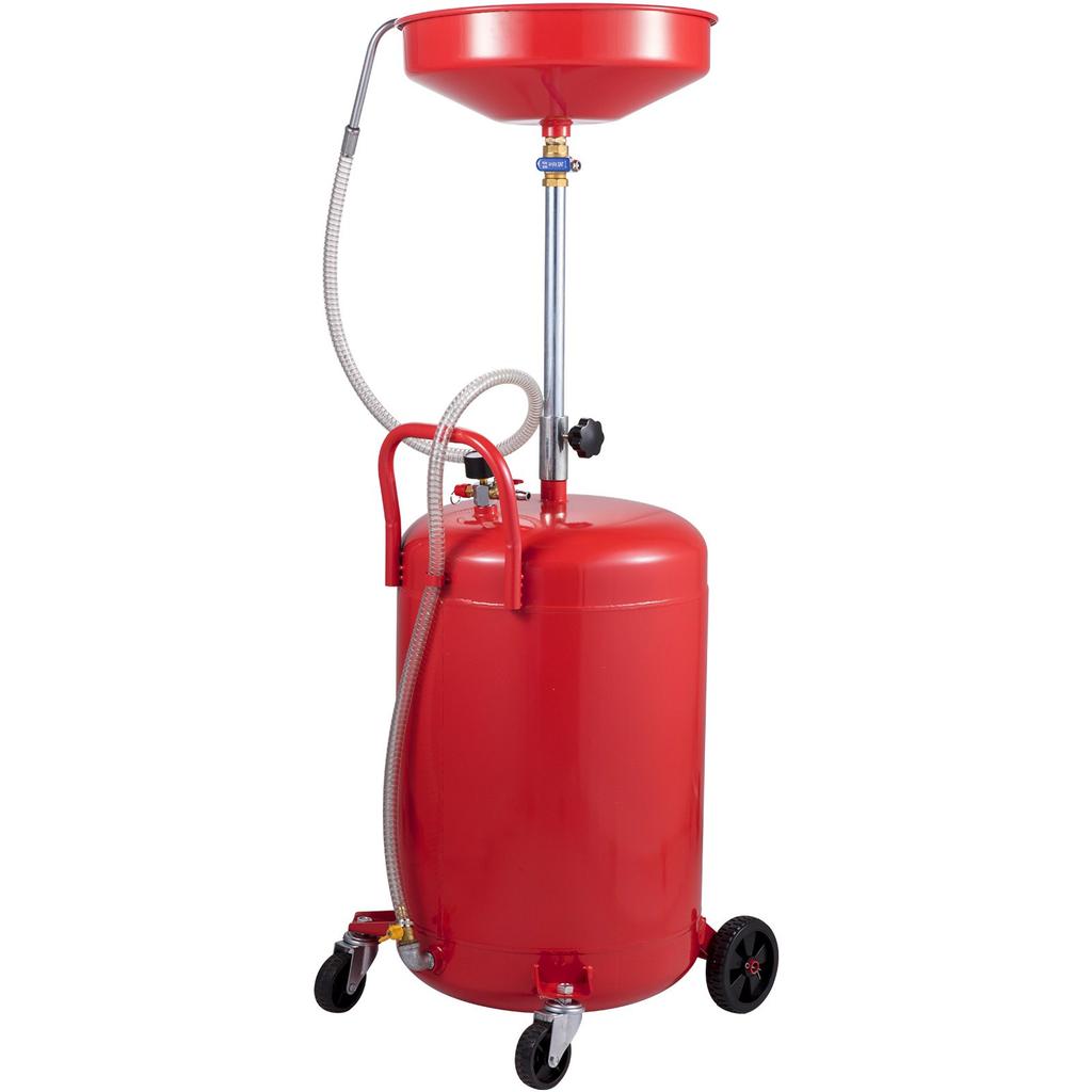 VEVOR Waste Oil Drain Tank 80 L Portable Oil Drain Air Operated Drainer Oil Change, Oil Drain Container