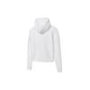 Puma Holiday Metallic Print Hoodie Women Tops White 586356-02