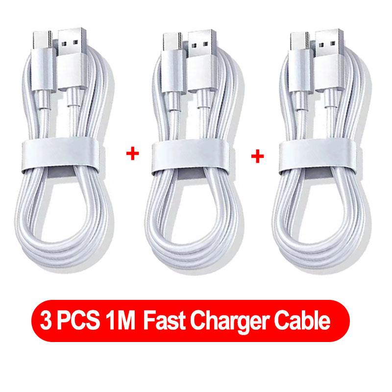 1-3PCS 10A 100W Typ C Superschnellladekabel Datenkabel für Samsung Huawei Xiaomi Redmi Schnelllade-USB-C-Kabel