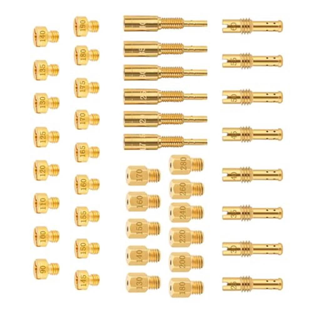 VM Series Nozzle Carburetor Jet Kit Reliable Fuel Injector Performance Kit Accelerator Pump Compatible Improves Fuel Atomization