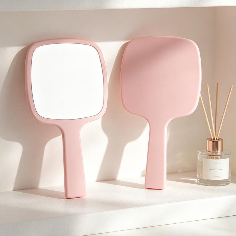 Kompakter HD Handspiegel für Duft und Make-up - Unregelmäßiges tragbares Design für Mädchen