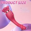 Rose Sucking Vibrator G Spot Dildo with 3 Sucking and 10 Licking Vibration Modes,Clitoral Nipple Stimulator Silicone Anal Dildo, Female Adult Sex Toys