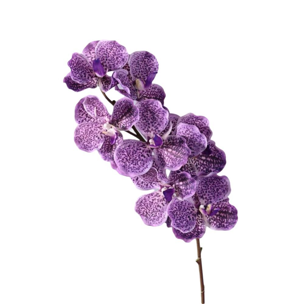 80 CM Length Artificial Orchid Flowers Moisturizing Latex Real Touch Orchids Home Decoration