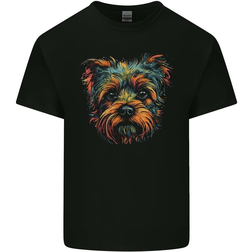A Cute Yorkshire Terrier Dog Unisexs Light Cotton TShirt