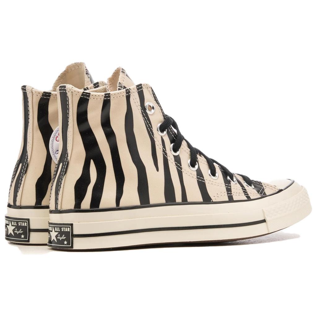 Converse Chuck 70 High Glow-In-The-Dark Zebra Print Men Sneakers Green Light-Dune Black A15032C