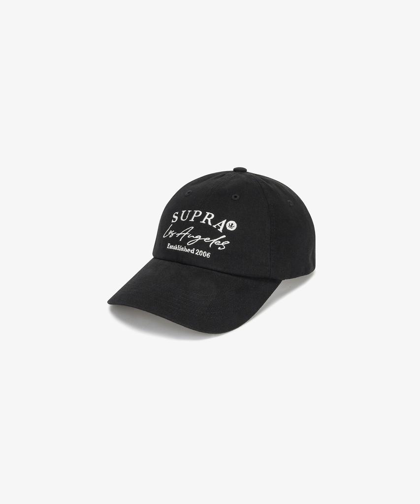 SUPRA Big Logo Washed Ball Cap (Black)