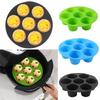 Air Fryer Frying Cage Dish Baking Pan Rack Tray Pot Accessories Silicone Cake Mould Simple DIY Kitchen Supplies Tool