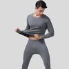 Hengyuanxiang Men's Pure Cotton Thermal Underwear Set