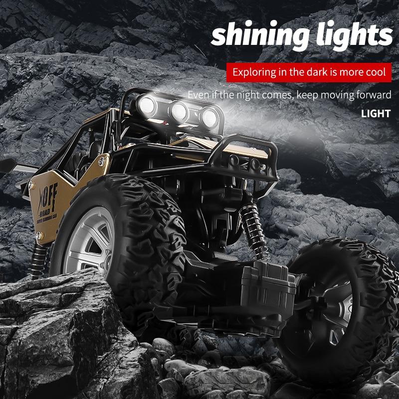 Off Road Buggy 4x4 Light New 1:20 2WD RC Car Led Lights Radio