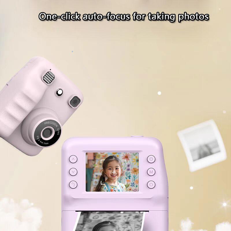 Children's Camera Can Print Take Photos Record Videos Birthday Gifts Colorful Boys Girls New Polaroid Digital Camera Kids Toys