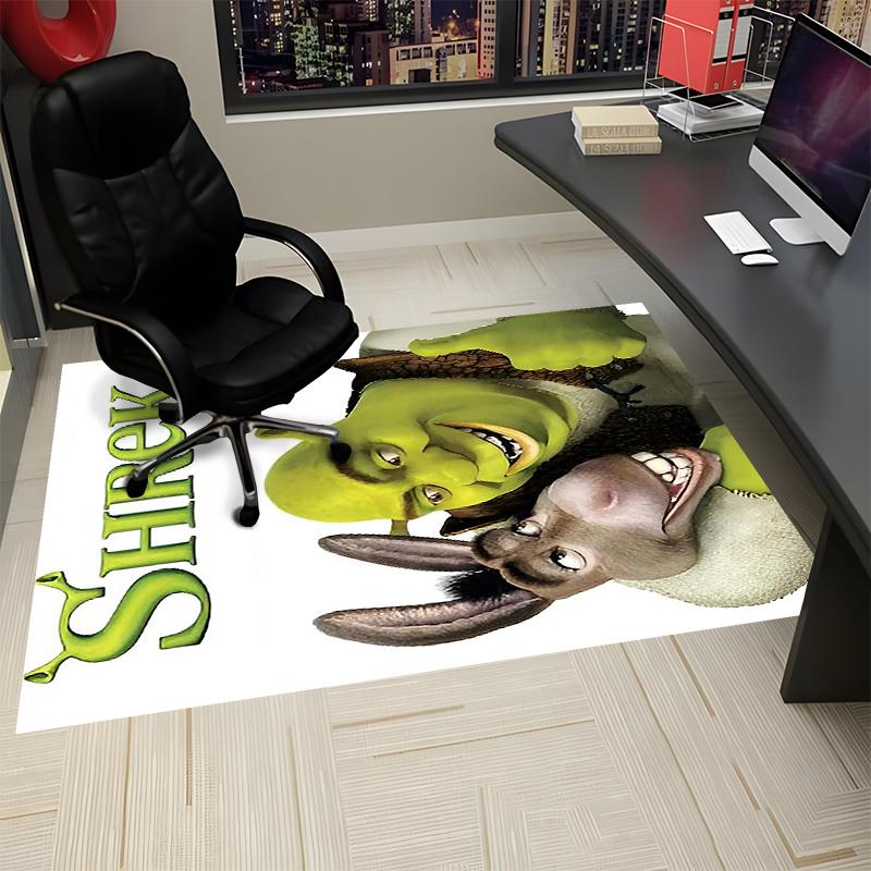 Shrek Printed Carpet, Rug for Office Chair Living Room Bedroom Kitchen Room Decor Gifts.