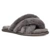 UGG Women's Scuffita Charcoal Sheepskin Slippers 1123572-CHRC