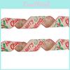 6 Meter Christmas Fine Jute Ribbon Festive Diy Decorations For Holiday Trees And Gifts