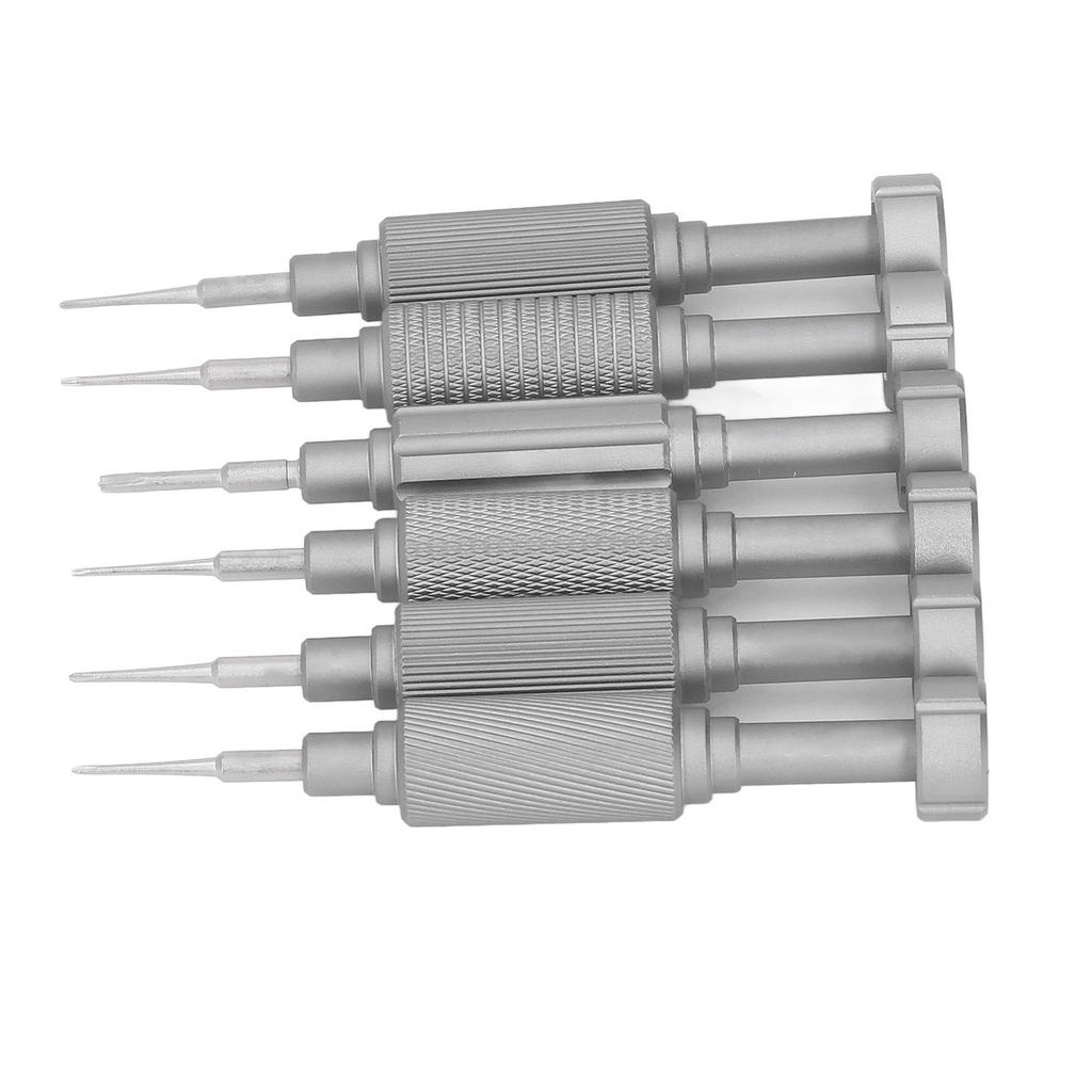Juego de 6 Destornilladores para Teléfono Fuerte Resistente al Desgaste 0.6 0.8 T2 1.2 1.5 2.5 Kit de Destornilladores Magnéticos