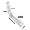 Expandable Microwave Oven Shelf Stainless Steel Foldable Stretch Oven Bracket Holder Adjustable Foldable Microwave Oven Wall