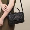 2026 Summer Genuine Leather Women's Crossbody & Shoulder Bag - Hot Selling Diamond Lattice Small Square Handbag