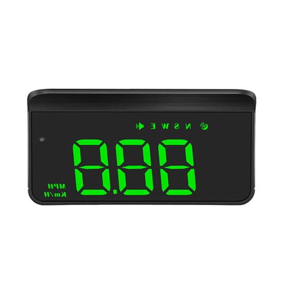 Car HUD Display OBD2 HUD Display GPS Speedometer Auto On/Off Easy Installation Water Temperature Gauge Motor Speed Safety Alarm Head-Up Display