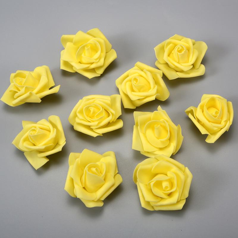 Free Shipping Foam Rose Heads - 5 Layer, 6.5cm Diameter, Artificial PE Flower Balls