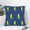 Sims 4 Plumbob Video Game Pillow Cover  Retro Trendy Pillow Case For Couch Sofa Bedroom Print Pillowcases Birthday Present