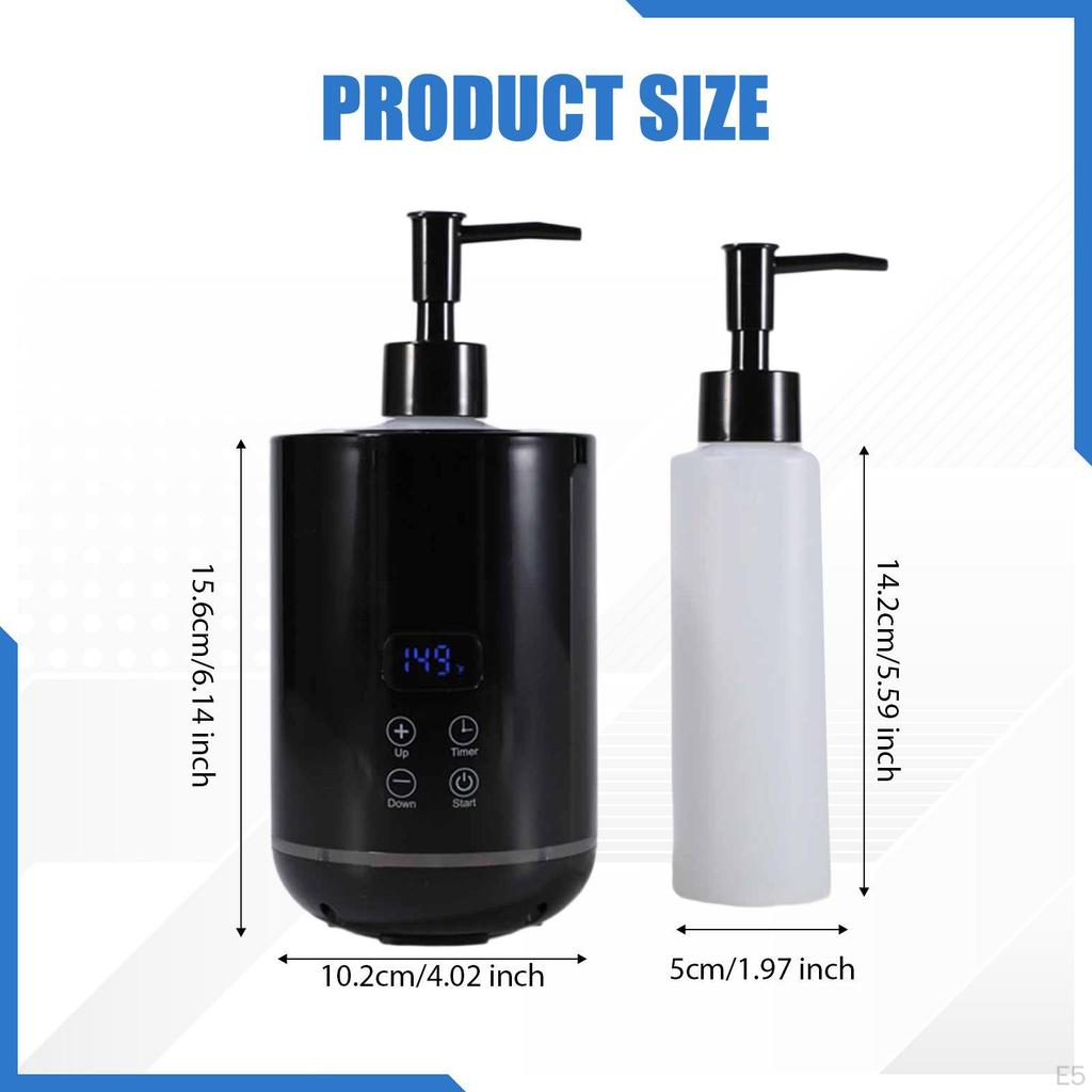 Ohřívač masážního oleje Digitální ohřívač Narozeninový dárek Vyhřívaná pleťová voda Krém Nastavitelná teplota Holič