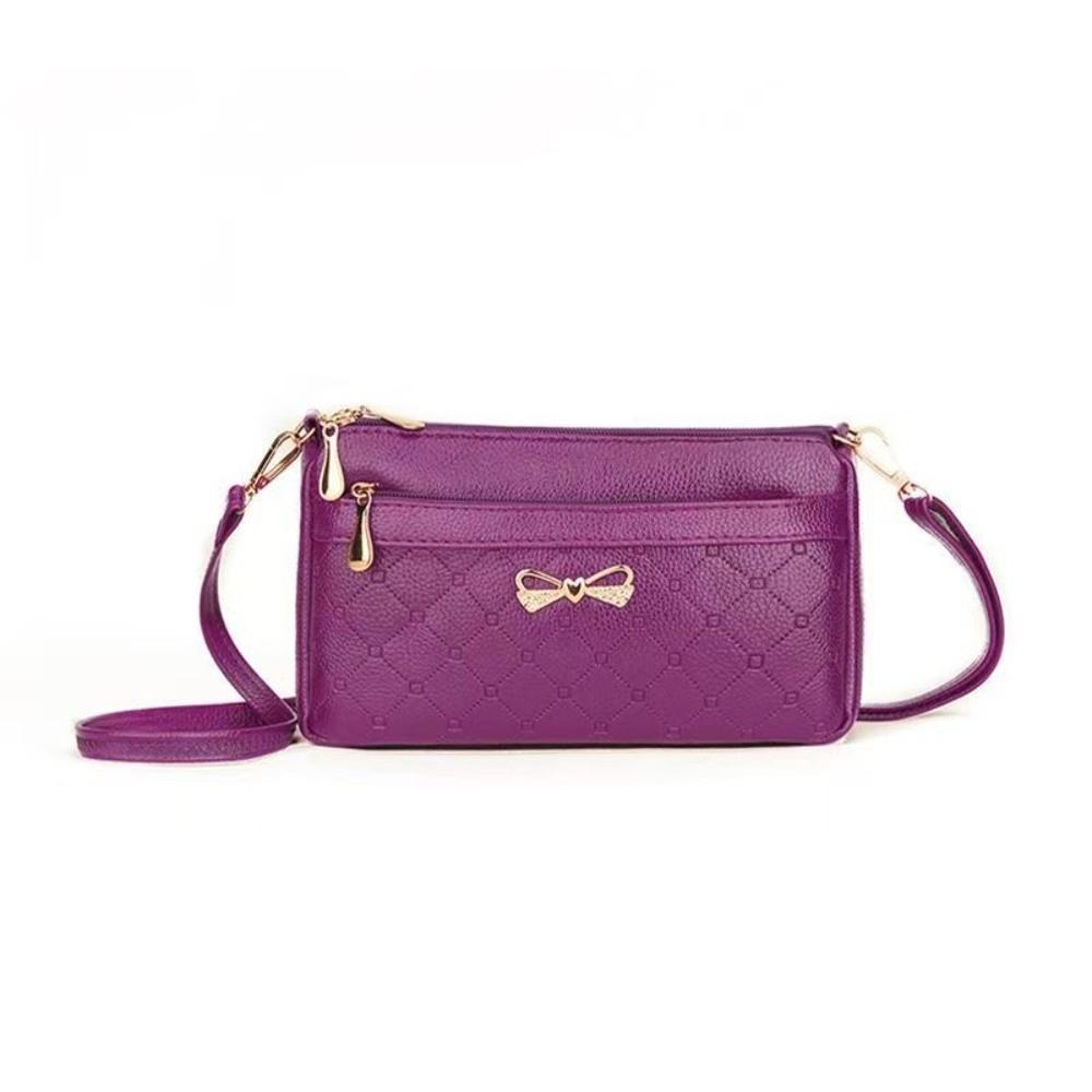 Fashion Handbag Women's Bags Large Capacity Solid Color Messegner Bags PU Leather Crossbody Bag Female