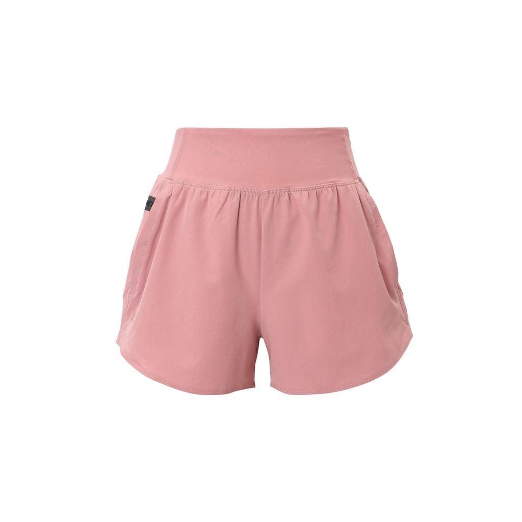 Under Armour Solid Wide Waist Fitness Shorts Women Shorts Essence-Pink 1377555-697