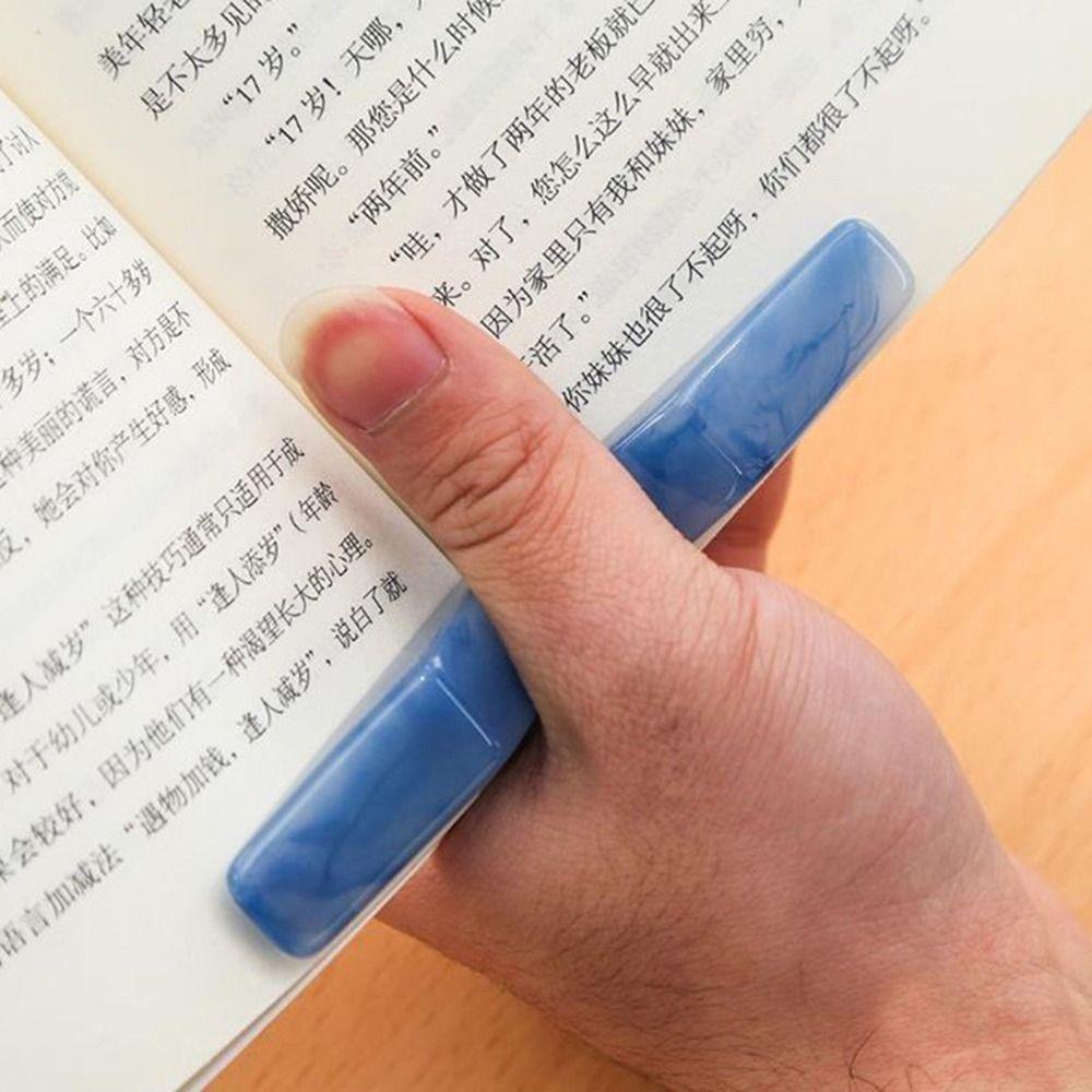 Resin Thumb Book Support 6 Colors Bookmark Creative Reading Aid  Adult Children