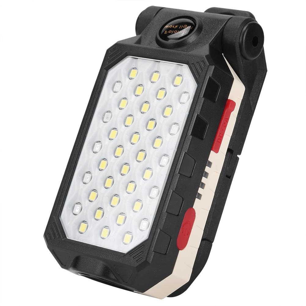 Portable LED Work Light USB Rechargeable Folding Working Lamp Flashlight with Magnet for Car Repairing