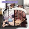 Satoru Gojo and Sukuna Pattern Bedding Quilt Set  Home Decoration  Gift (1 * duvet cover + 2 * pillowcase  without core)
