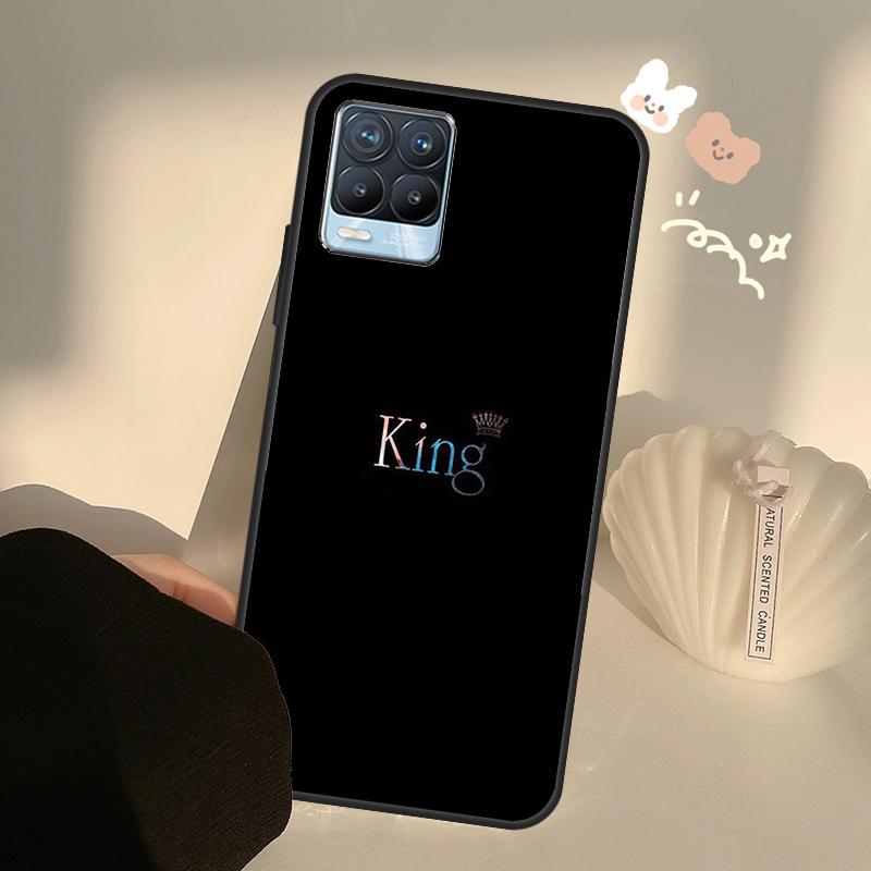Queen King Crown Case For Realme C55 C63 C61 C51 C53 C25 C65 C67 C71 C75 11 12 13 14 Pro Plus GT6 GT7 15 Pro