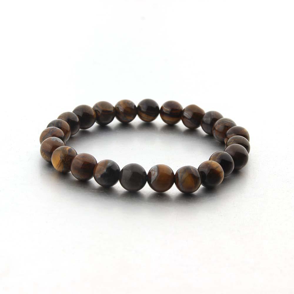 

Бесплатная доставка Низкая цена Все товары Мужской браслет Черный вулканический камень Сферическая бусина Эластичный браслет для мужчины жёлтый