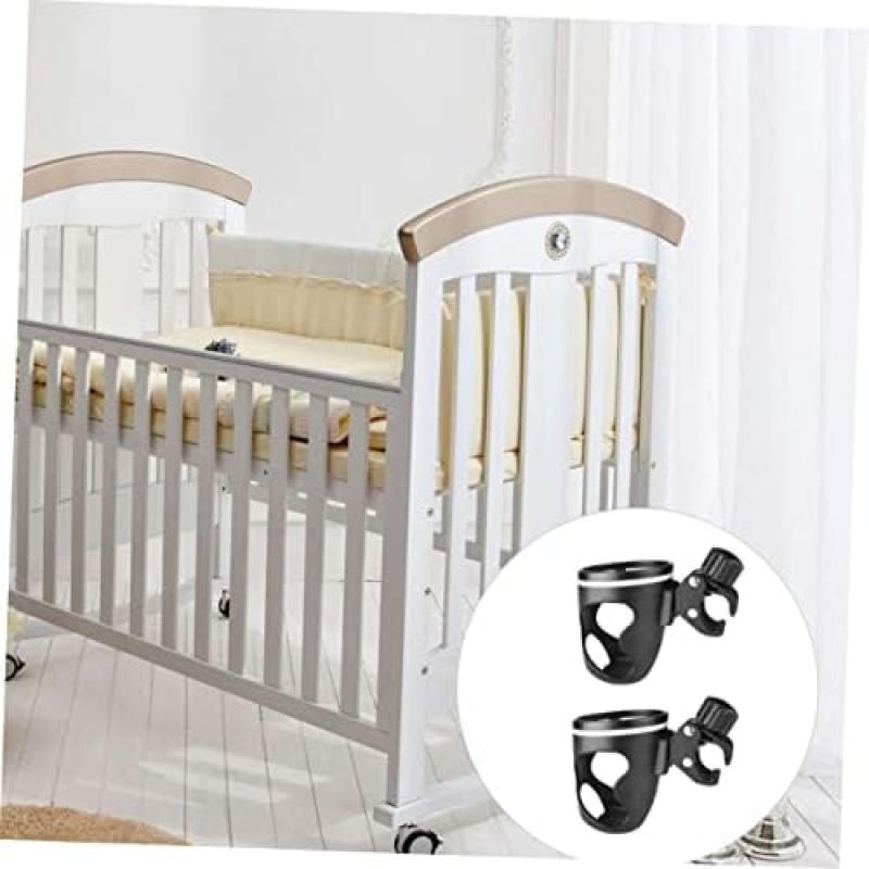 2 Pack Stroller Cup Holder, Non-Slip Durable Drink Holder, Easy to Install Buggy Accessories for On-the-Go