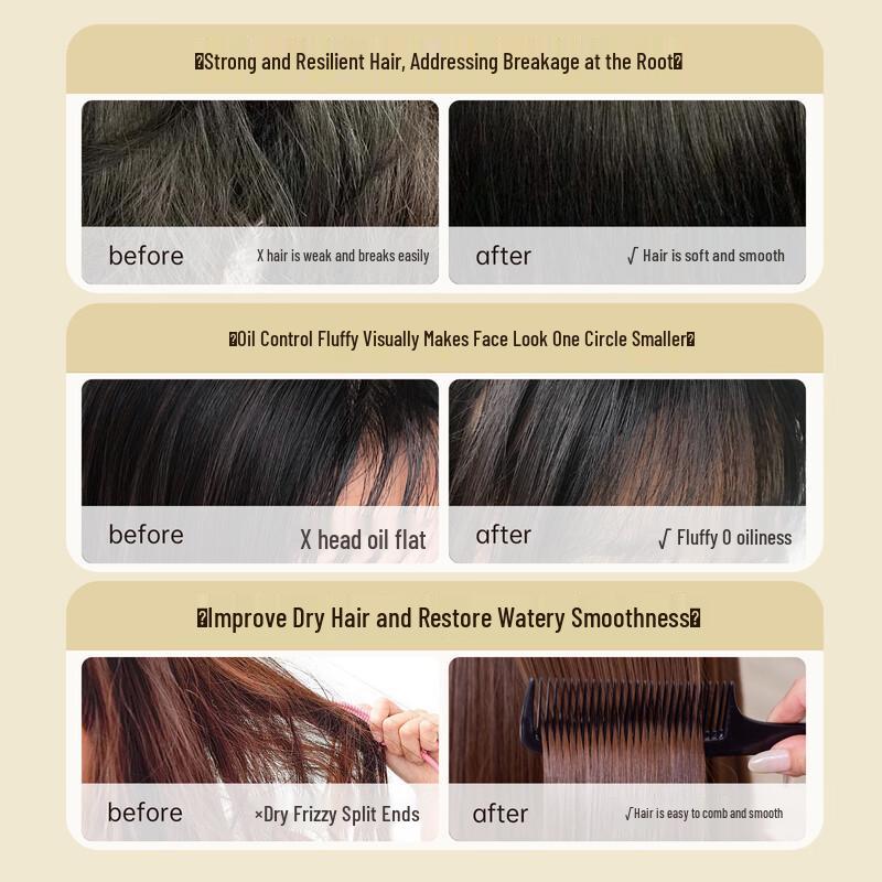 Szampon z esencją roślinną Shibimei He Shou Wu