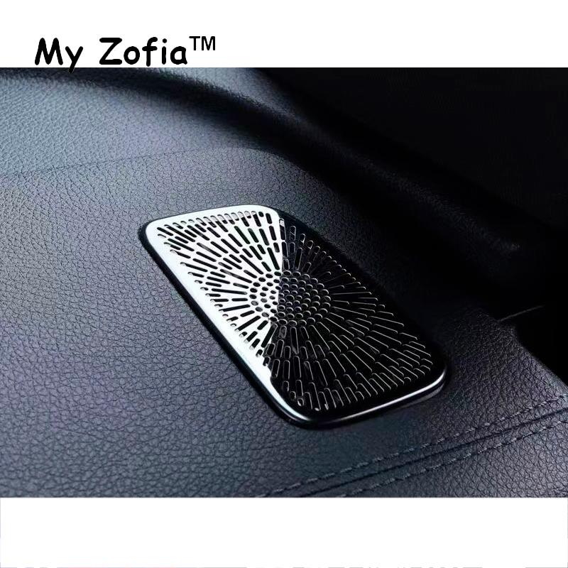 For BYD Seal U Sealion 6 Song Plus 2024 2025 Speaker Cover Stainless Steel Door Audio Interior Patch Audio Decorative Frame