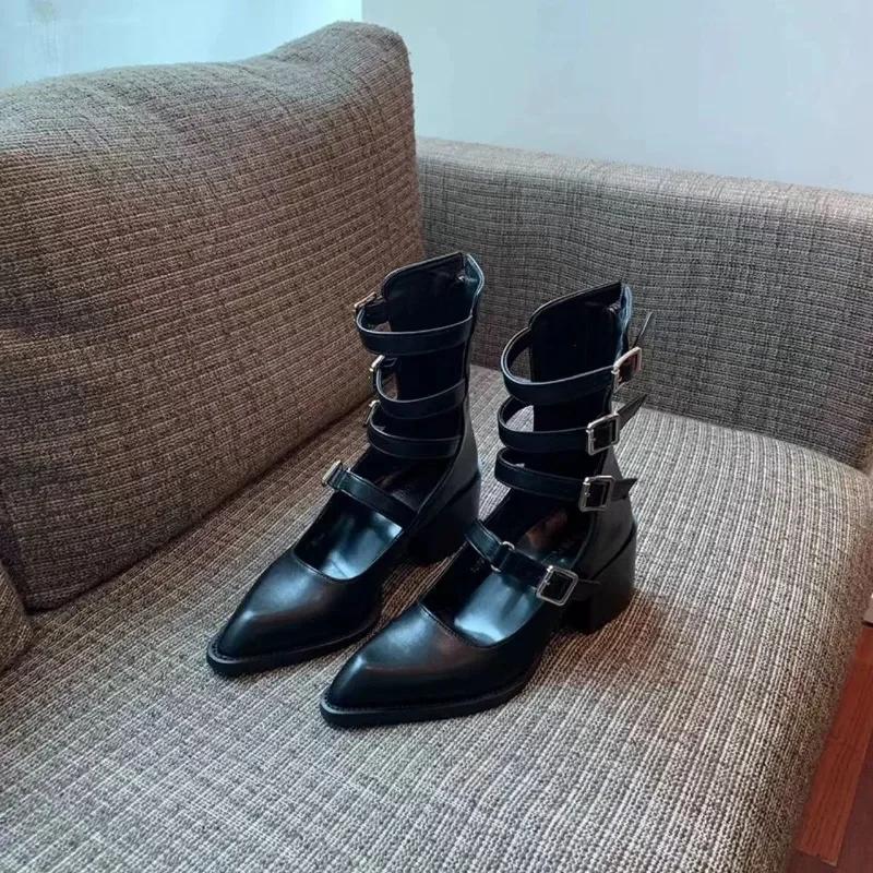 Fashion Women's High Heels, Mid Heel, Modern Sandals, Buckle Zipper, Women's Shoes 2024 Fashion Solid Color Fashion Women's Sandals