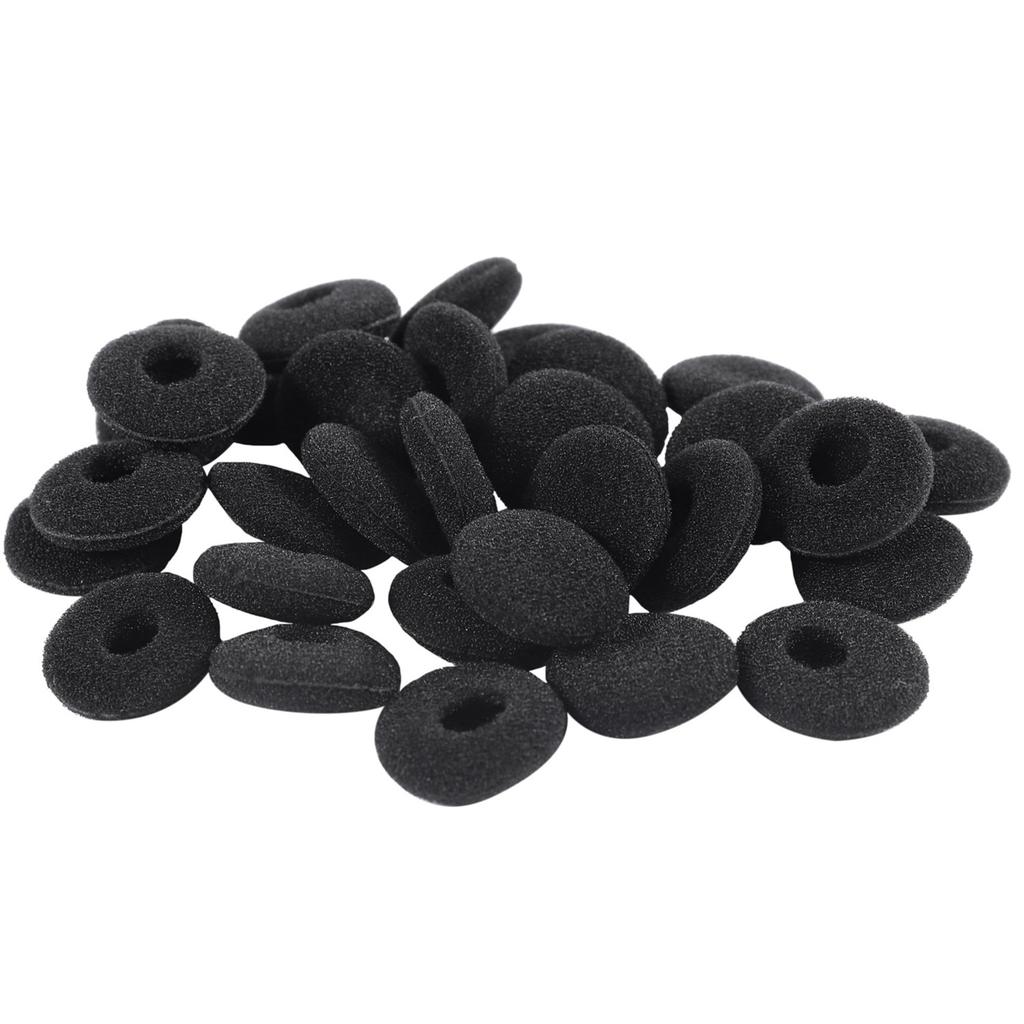 A84E-2X Replacement Earphone In Soft Foam Sponge Bearing Headsets Covers Black