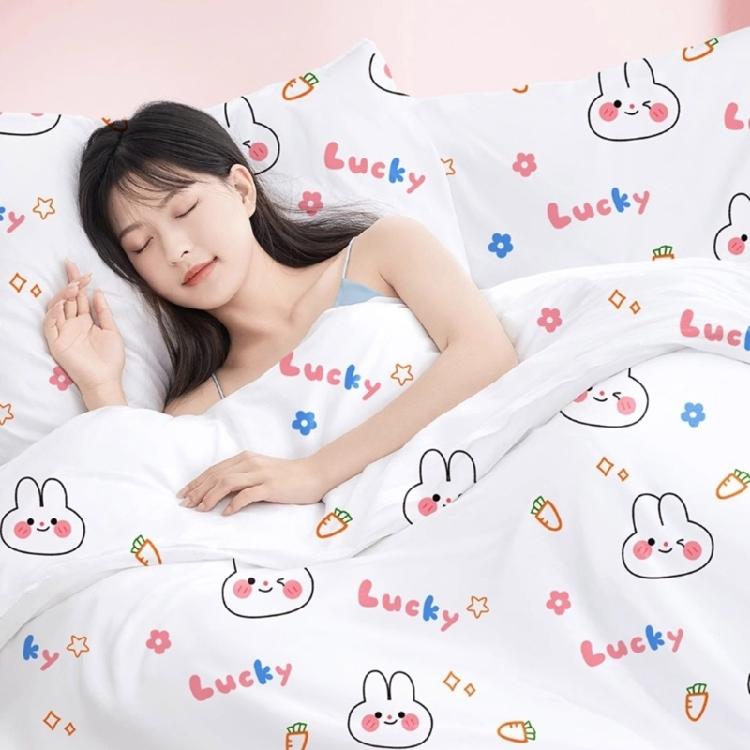 Disposable Bedding Pack Including Sheet, Quilts Cover, Pillowcases for Kids and Pet