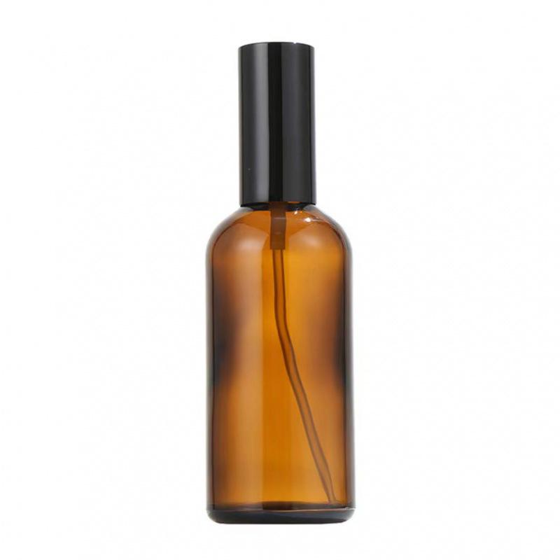 Brown Light-Blocking Glass Spray Bottle - Small, Tea-Colored Essential Oil and Serum Dispenser