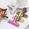 Stainless Steel Sealing Clip Mini Size Dust-proof Binder Clip Snack Sealing Leak-Proof Food Sealer Clip for Home Kitchen