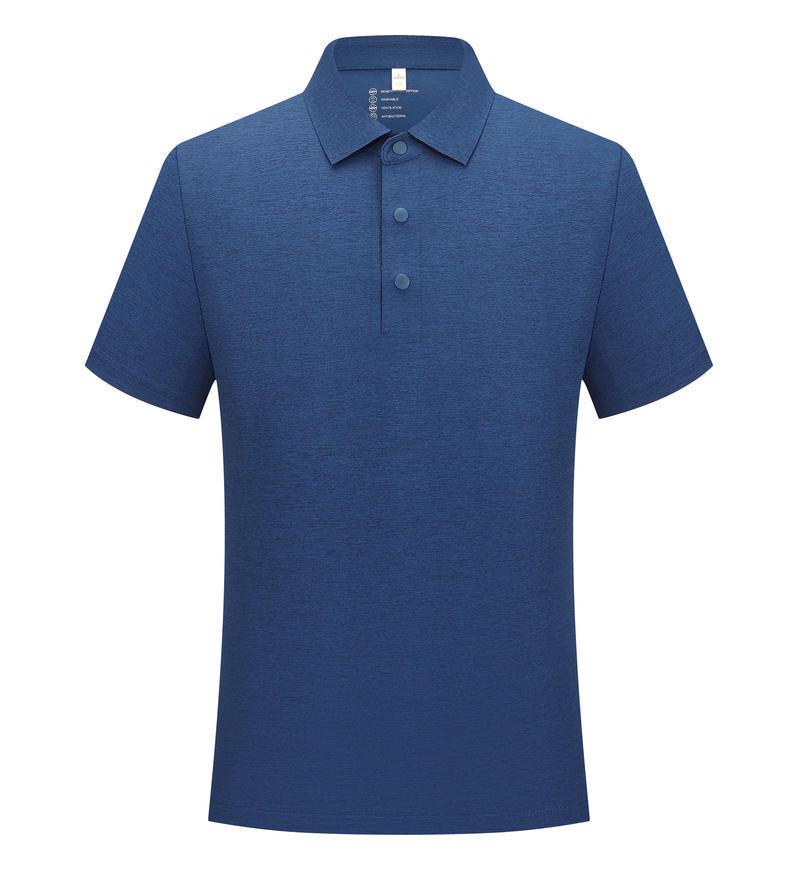 Schnelltrocknendes kurzärmeliges Poloshirt für Arbeitskleidung mit Logo-Stickerei