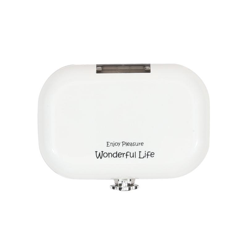 1Pc Compartment Sealed Storage Box Moisture-proof Jewelry Sealed Organizer Transparent Portable Compartment Sealed Pill Box