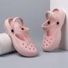 Fashion Cute Kawaii Thick Junior Green Slides Mules Outside Shoes Women's Slippers and Ladies Sandals Soft On Beach Indoor Waterproof F