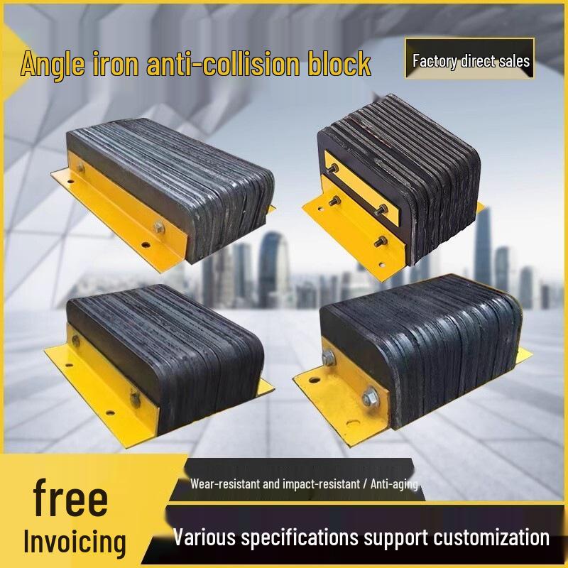 Rubber Anti-Collision Pad Car Stopper for Warehouse Dock and Truck Unloading