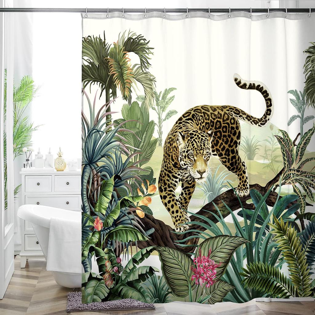 Bohemian Bathroom Curtain Colorful Creative Boho Floral Sunflowers Beautiful Bright Polyester Fabric Shower Curtain for Bathroom