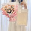 Crochet Flower Lighting Flower Bouquet Handmade Woven Flowers Knitted Graduation Bouquet Wedding Party Bouquet Gift