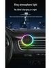 Magnetic Wireless Fast Charger & Ambient Light Phone Holder for Car