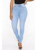 Damen Slimming High-Waist Stretch Bleistiftjeans